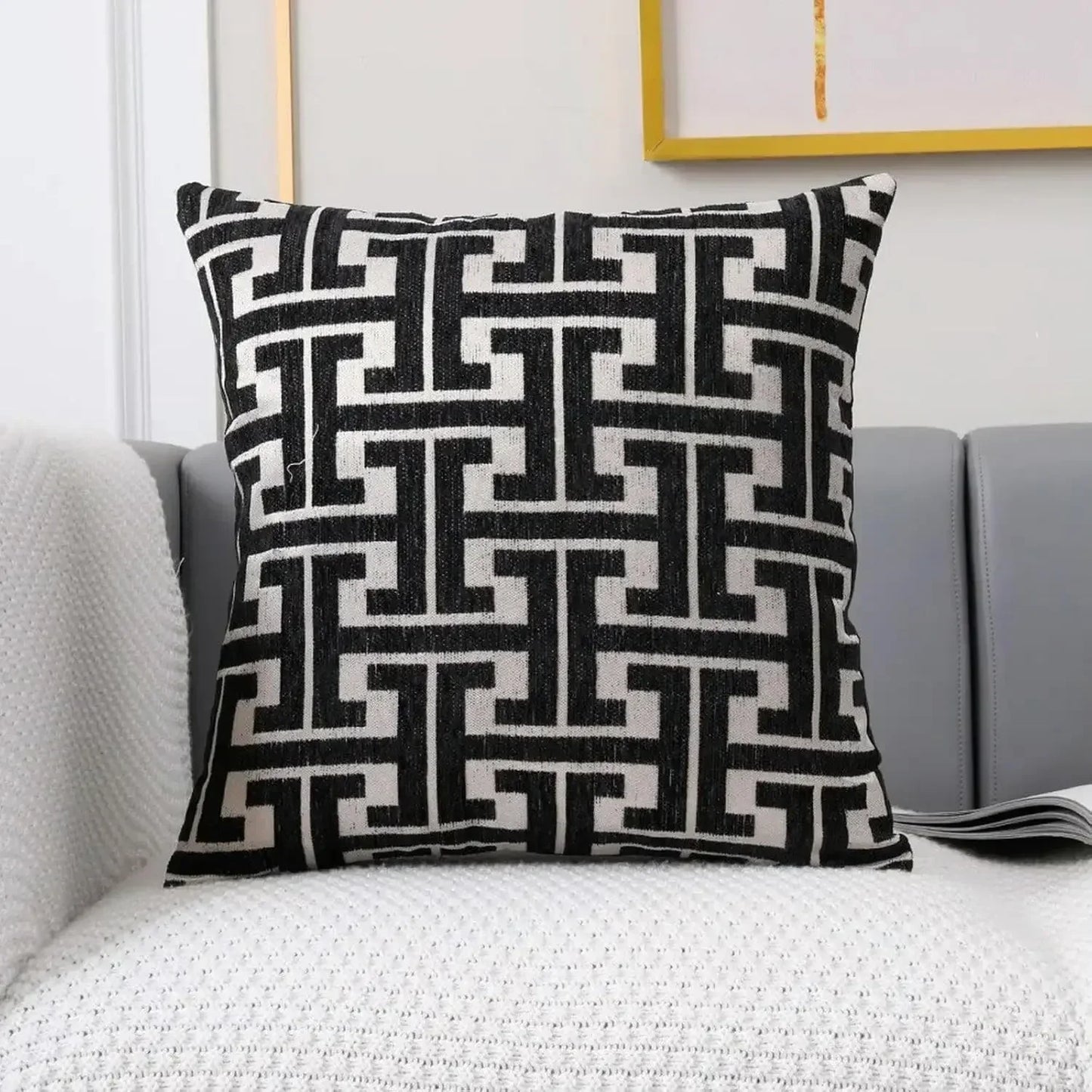 Housse de coussin décorative pour la décoration intérieure