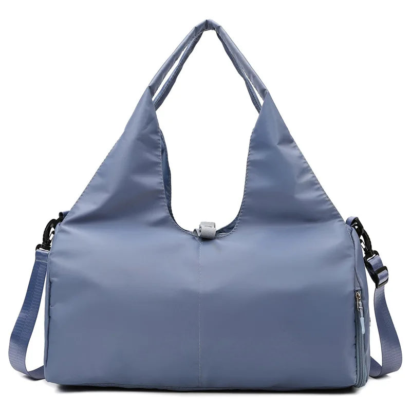 Sac de sport pour femme avec poche pour baskets 