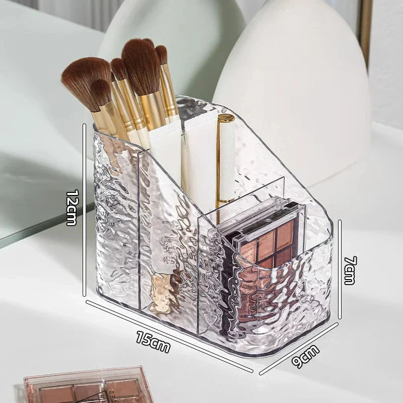 Spacious Makeup Storage Box with Wave Pattern Design - Halri