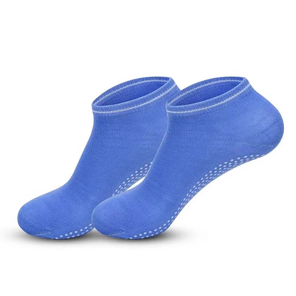 Chaussettes de yoga antidérapantes Grip pour femmes, idéales pour le fitness et le sport.