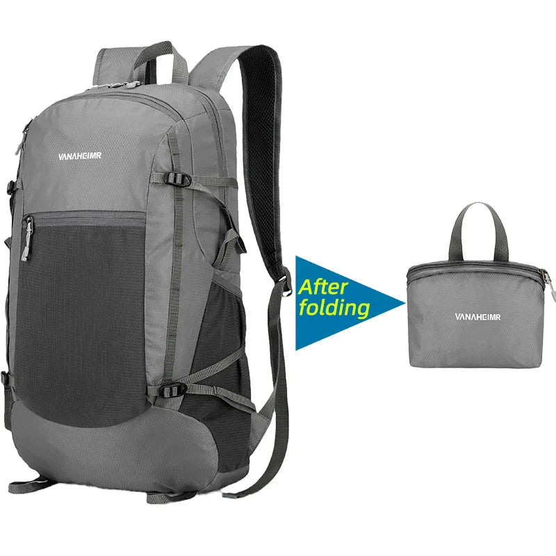 Sac à dos de voyage pliable et léger de 18 L