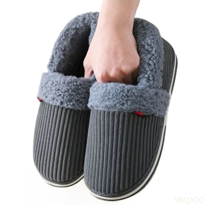Cozy Couples Plush Slippers with Grip Soles - Halri