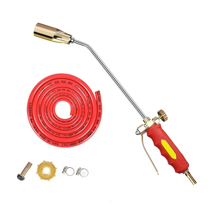 Désherbeur thermique au propane avec poignée ergonomique et flamme réglable