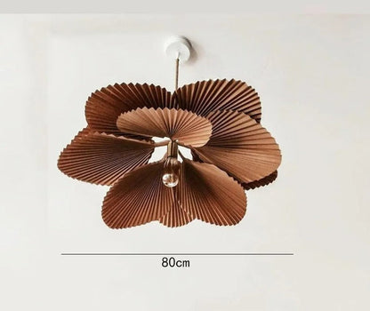 Lustre LED de luxe au design floral vintage