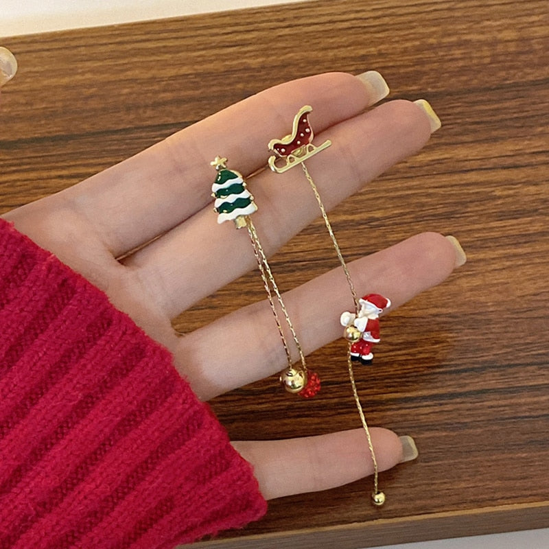 Fun Festive Holiday Drop Earrings - Halri