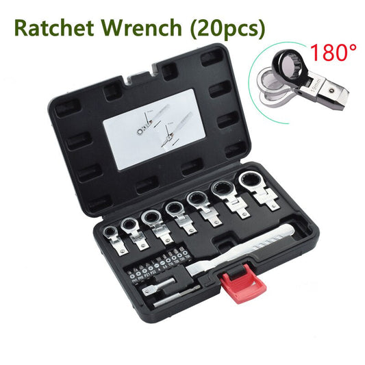 Essential Hex Ratchet Socket Tool Kit - Halri