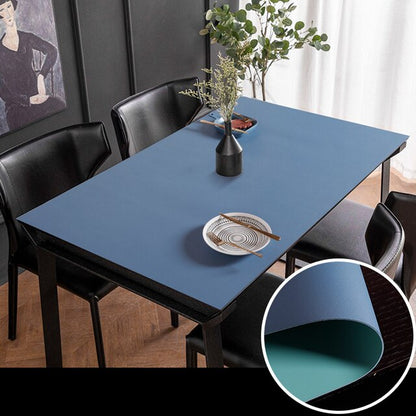 Socle de table imperméable en cuir simple