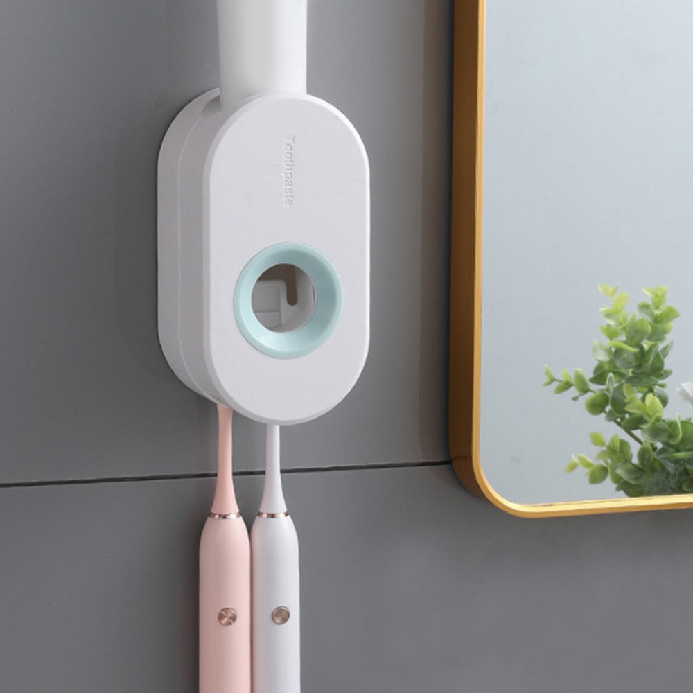 Stylish Bathroom Toothpaste Dispenser Wall Mount - Halri