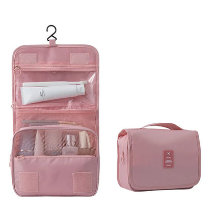 Trousse de toilette suspendue portable avec 6 poches