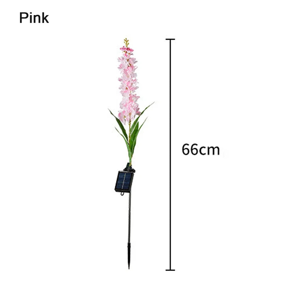 Guirlande lumineuse solaire colorée en forme de fleur