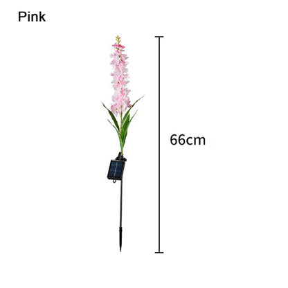 Guirlande lumineuse solaire colorée en forme de fleur