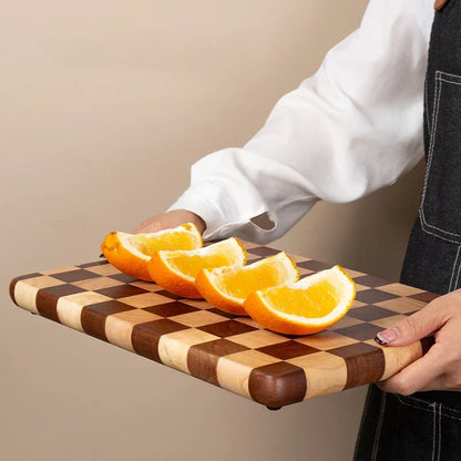 Premium Wooden Cutting Board with Non Slip Base