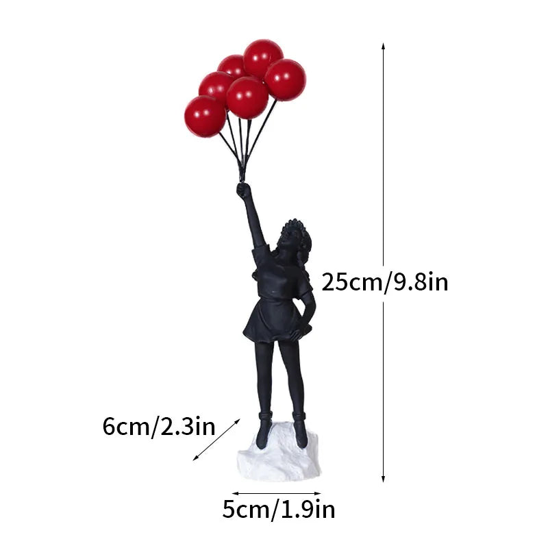Ensemble de figurines d'art urbain de style Banksy