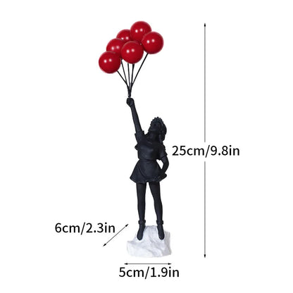 Ensemble de figurines d'art urbain de style Banksy