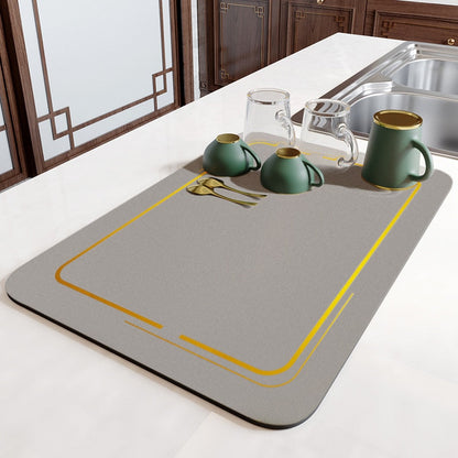 Tapis de séchage de cuisine extra large et antidérapant
