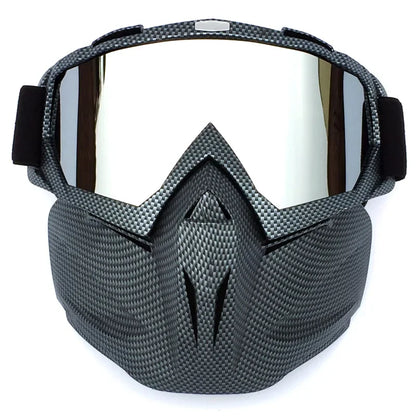 Masque et lunettes de protection pour sports d'hiver