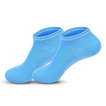 Chaussettes de yoga antidérapantes Grip pour femmes, idéales pour le fitness et le sport.