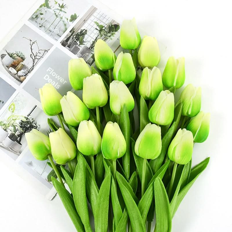 Magnifique composition florale de tulipes artificielles