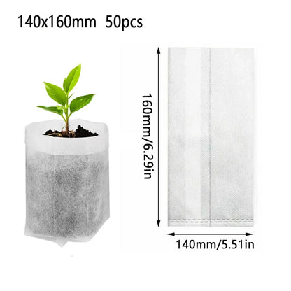 Ensemble de sacs de jardin compostables et écologiques