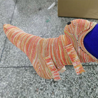 Chaussettes montantes amusantes à motifs d'animaux