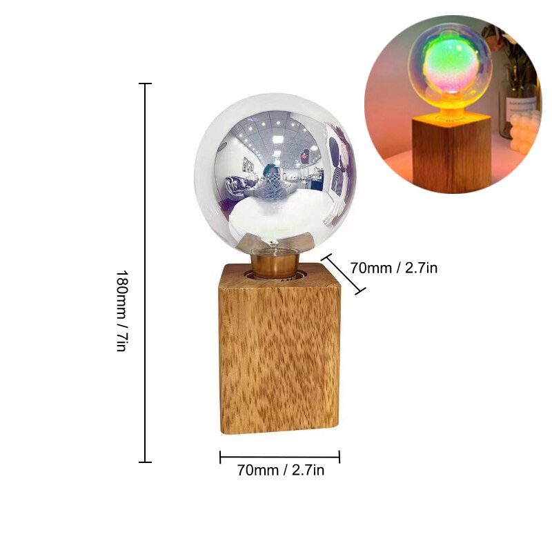 Lampe d'ambiance LED en forme de cœur romantique