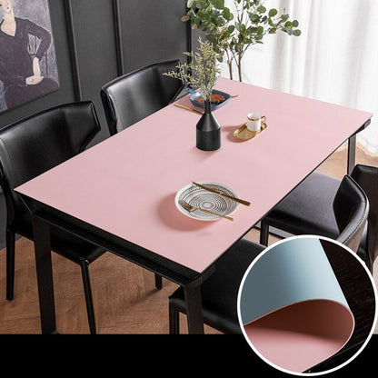 Socle de table imperméable en cuir simple