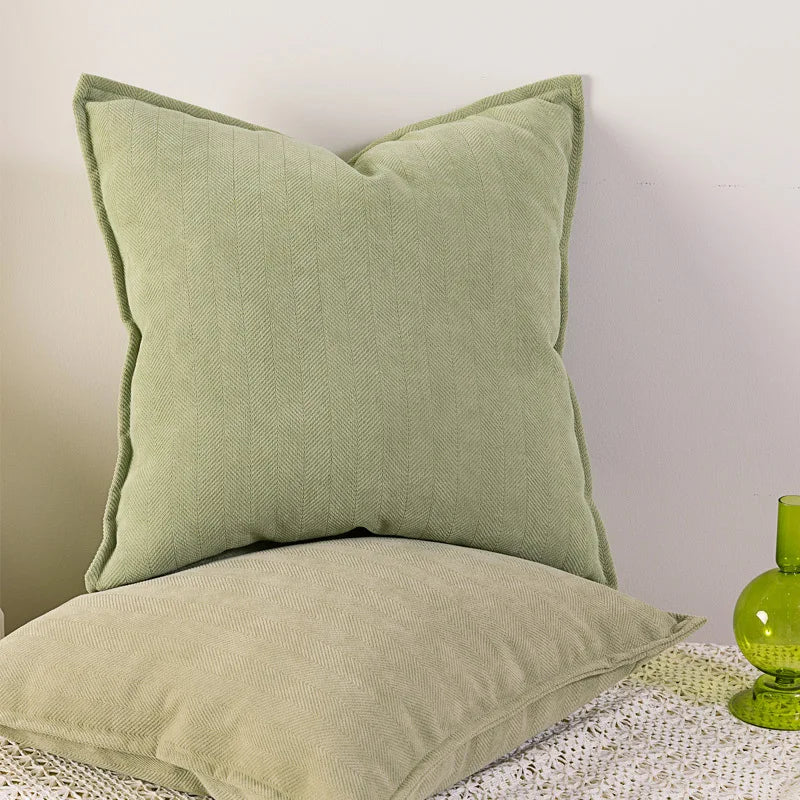 Plush Chenille Pillow Cover - Luxurious and Warm - Halri