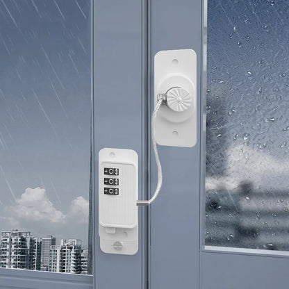 Halri | Serrure de sécurité pour portes et fenêtres avec mot de passe 
