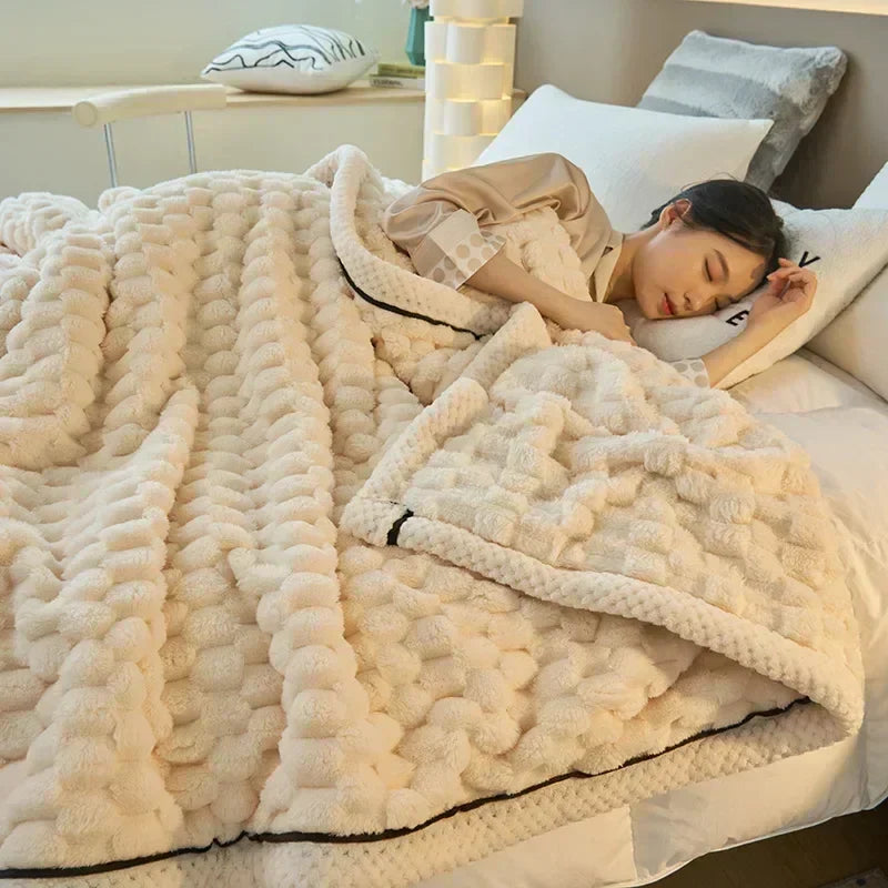 Cozy Plush Fall Throw Blanket - Halri