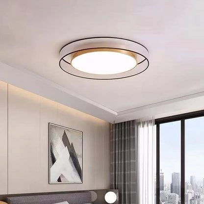 Plafonnier LED rond contemporain avec variateur