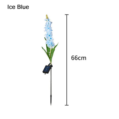 Guirlande lumineuse solaire colorée en forme de fleur