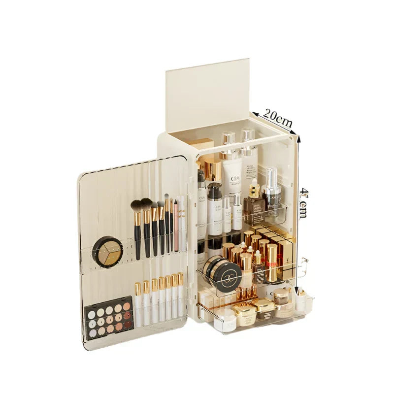 Premium Makeup Organizer Box with Magnetic Closure - Halri