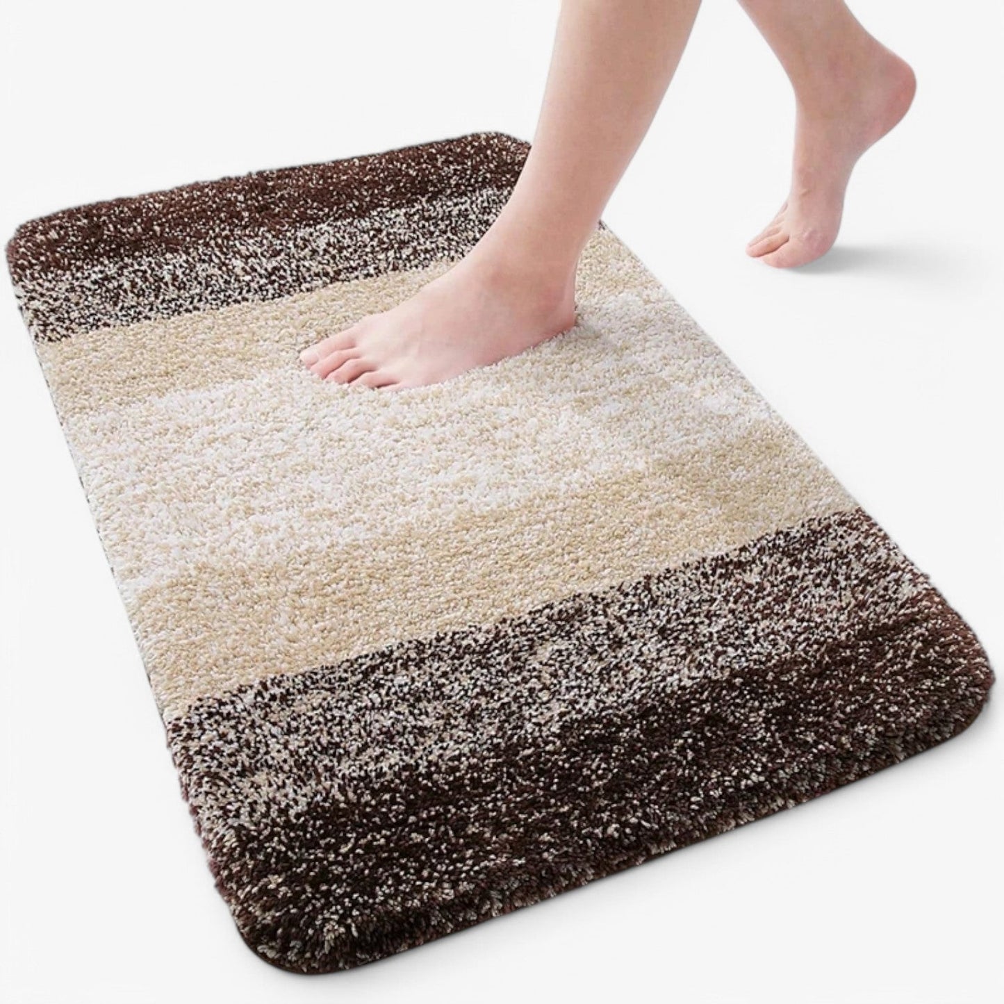 Tapis de bain antidérapant à prise souple