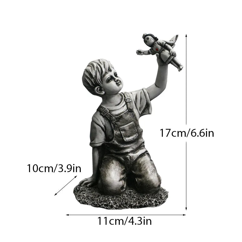 Figurines Banksy | Décoration Pop Art | Accessoires déco modernes