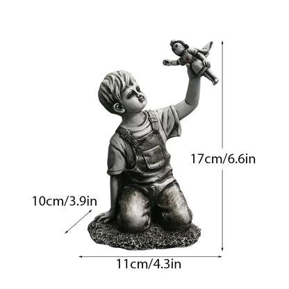 Figurines Banksy | Décoration Pop Art | Accessoires déco modernes