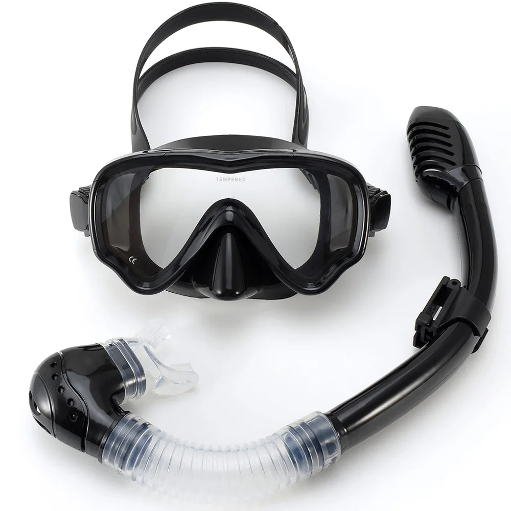 Youth Diving Mask Snorkel Set for Kids Ages 7-15 - Halri