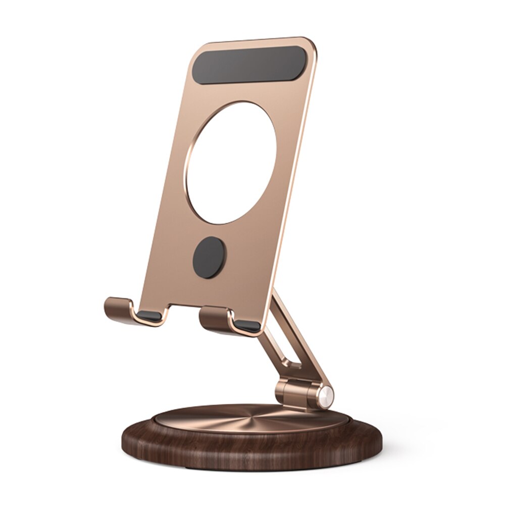 Adjustable Wooden Phone Stand with 360 Rotation - Halri