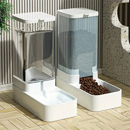 Distributeur automatique de nourriture et d'eau pour animaux