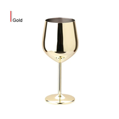 Verre à vin de luxe en métal