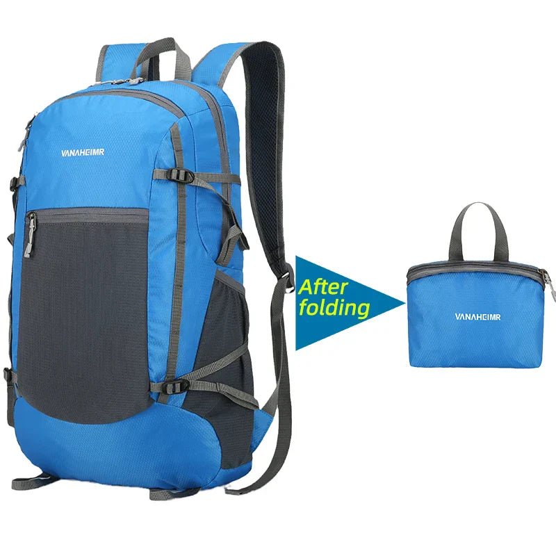 Sac à dos de voyage pliable et léger de 18 L