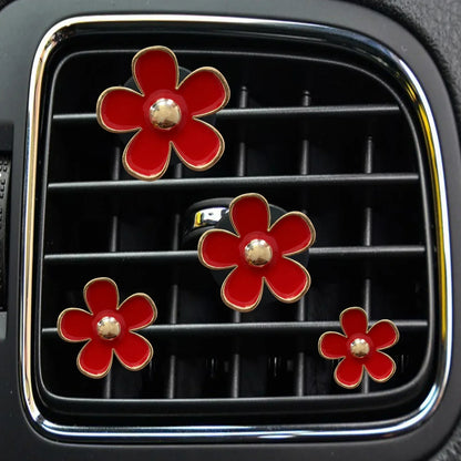 Clips désodorisants pour grilles d'aération de voiture - Lot de 4