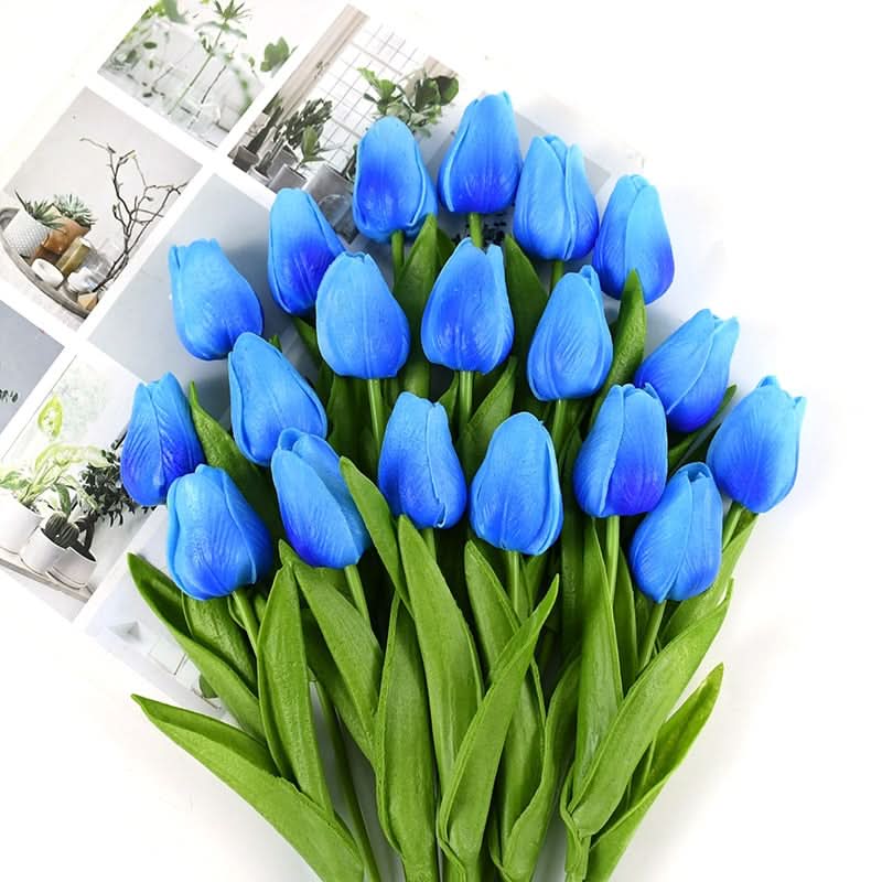 Magnifique composition florale de tulipes artificielles