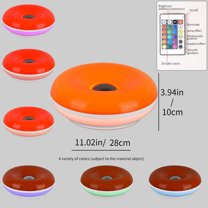 Lampe de table LED colorée avec variateur et télécommande