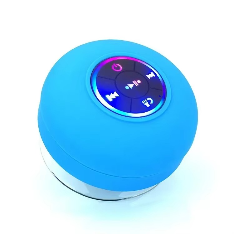 Enceinte Bluetooth sans fil étanche avec lumières et clip