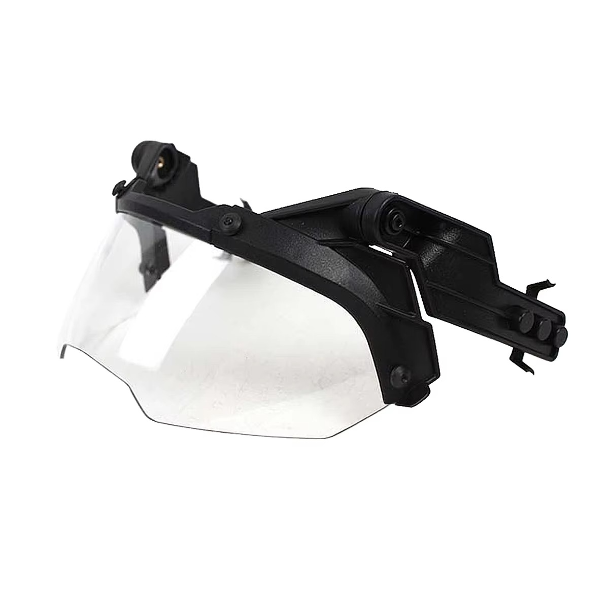 Casque tactique ajustable avec lunettes amovibles antibuée