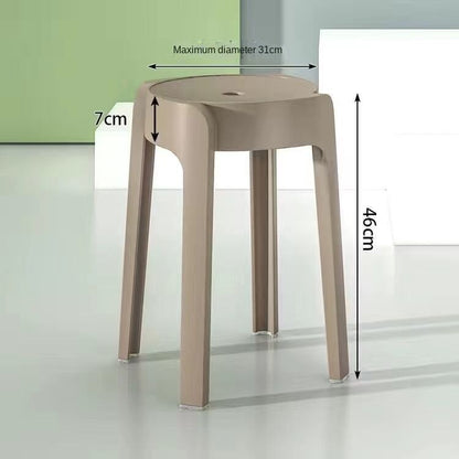 Tabourets de cuisine en bois peu encombrants
