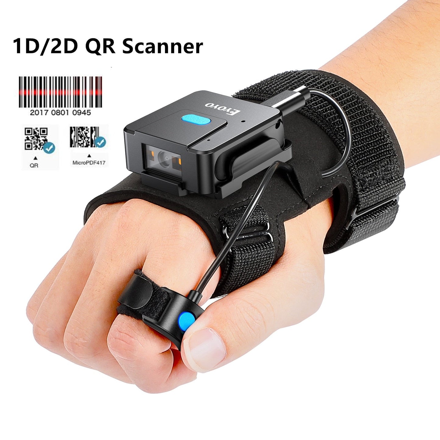 Wireless Barcode Scanner Glove - Halri