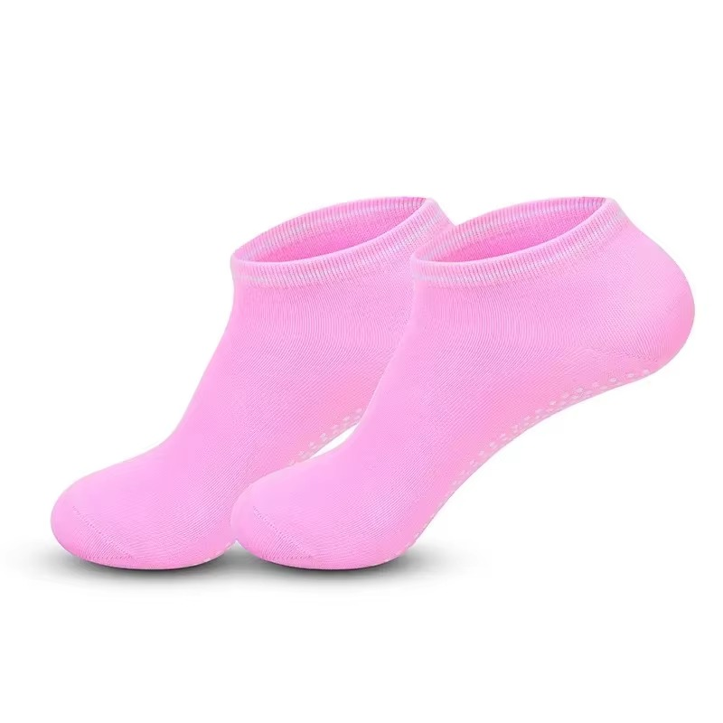 Chaussettes de yoga antidérapantes Grip pour femmes, idéales pour le fitness et le sport.