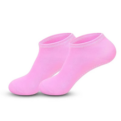 Chaussettes de yoga antidérapantes Grip pour femmes, idéales pour le fitness et le sport.