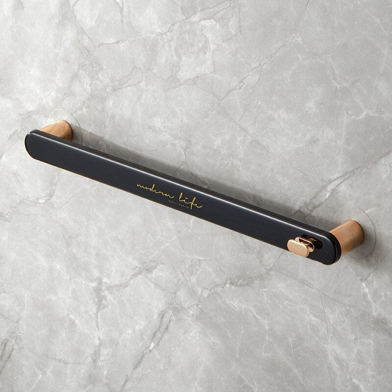 Porte-serviettes mural mince